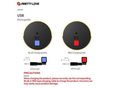 Zestaw dla par Pretty Love Golden Black Couple's Set czarny USB - 13