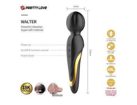 Zestaw dla par Pretty Love Golden Black Couple's Set czarny USB - 16
