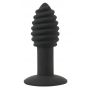 Korek analny wibrujący Black Velvets Twist 7 trybów USB - 4