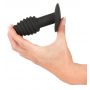 Korek analny wibrujący Black Velvets Twist 7 trybów USB - 8