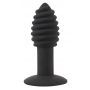 Korek analny wibrujący Black Velvets Twist 7 trybów USB - 5