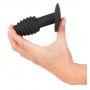 Korek analny wibrujący Black Velvets Twist 7 trybów USB - 9