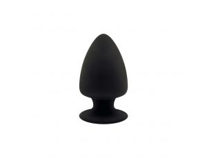 Korek analny silikonowy Silexd Model 1 XS czarny 8 cm