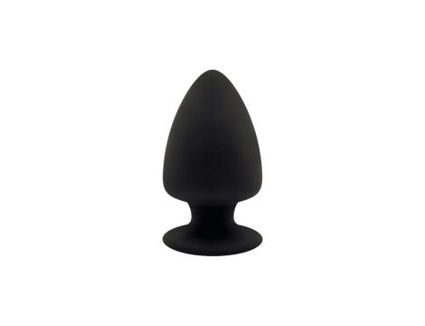 Korek analny silikonowy Silexd Model 1 XS czarny 8 cm