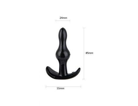 Elastyczny korek analny Rocket Anchor Power Escorts czarny 8 5 cm - 7