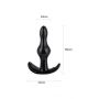 Elastyczny korek analny Rocket Anchor Power Escorts czarny 8 5 cm - 8