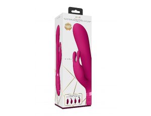 Wibrator króliczek Vive Chou silikonowy różowy USB 22 cm