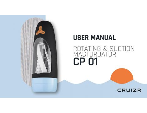 Masturbator Cruizr CP01 automatyczny z obrotem i ssaniem USB - 7