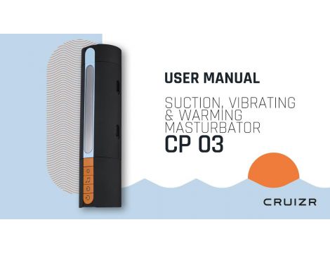 Masturbator Cruizr CP03 automatyczny wibrujący ssący USB - 7