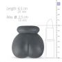Nosz na jądra silikonowy Boners szary - 6
