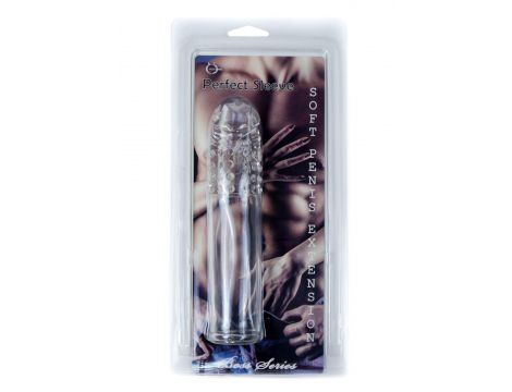 Silikonowa nakładka przedłużająca penisa B Series 6 cm z wypustkami - 6