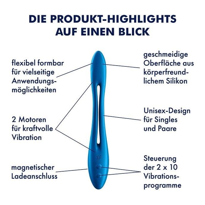 wibrator dla par podwójny satisfyer elastic game