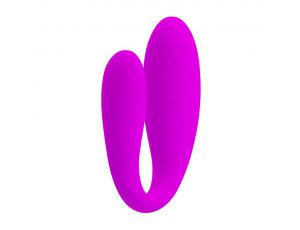 Stymulator łechtaczki Pretty Love Fascination fioletowy silikonowy USB
