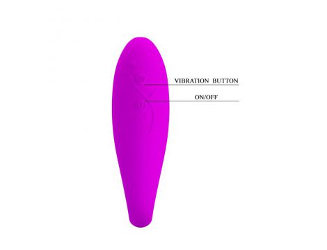 Stymulator łechtaczki Pretty Love Fascination fioletowy silikonowy USB - 6