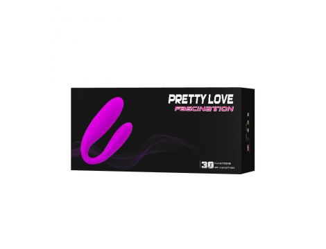 Stymulator łechtaczki Pretty Love Fascination fioletowy silikonowy USB - 9