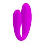 Stymulator łechtaczki Pretty Love Fascination fioletowy silikonowy USB - 2
