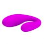 Stymulator łechtaczki Pretty Love Fascination fioletowy silikonowy USB - 5