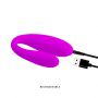 Stymulator łechtaczki Pretty Love Fascination fioletowy silikonowy USB - 8