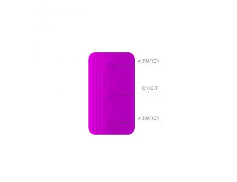 Jajko wibrujące dwustronne Pretty Love fioletowe USB silikonowe - 6