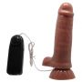 Wibrator realistyczny Baile Beautiful Maddox 18,5 cm przyssawkowy - 8