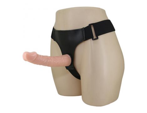 Dildo na pasek Baile 18 cm regulowane żelowe - 2