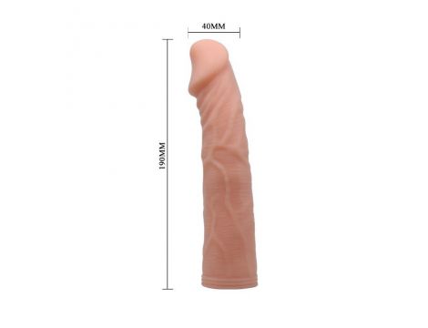 Dildo na pasek Baile 18 cm regulowane żelowe - 5
