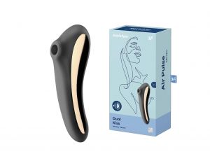 Stymulator punktu G Air Pulse Satisfyer Dual Kiss czarny
