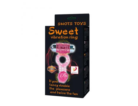Pierścień erekcyjny wibrujący Baile Sweet różowy 10 funkcji - 8