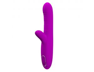 Wibrator punktu G Pretty Love Angelique fioletowy silikonowy USB