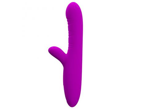 Wibrator punktu G Pretty Love Angelique fioletowy silikonowy USB - 2