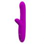 Wibrator punktu G Pretty Love Angelique fioletowy silikonowy USB - 2