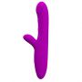 Wibrator punktu G Pretty Love Angelique fioletowy silikonowy USB - 3