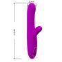 Wibrator punktu G Pretty Love Angelique fioletowy silikonowy USB - 6