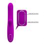 Wibrator punktu G Pretty Love Angelique fioletowy silikonowy USB - 7