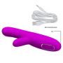 Wibrator punktu G Pretty Love Angelique fioletowy silikonowy USB - 8