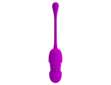 Wibrujące jajko Pretty Love Callie fioletowe 12 wibracji 12 pchnięć USB - 3