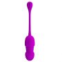 Wibrujące jajko Pretty Love Callie fioletowe 12 wibracji 12 pchnięć USB - 5