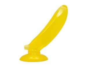 Dildo żelowe Baile Passionate Fruit z przyssawką żółte