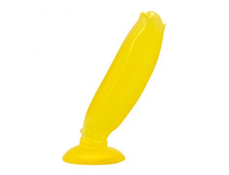Dildo żelowe Baile Passionate Fruit z przyssawką żółte - 2
