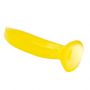 Dildo żelowe Baile Passionate Fruit z przyssawką żółte - 5