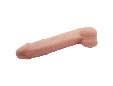 Przedłużka na penisa Baile realistyczna 8cm cielesna wodoodporna - 4