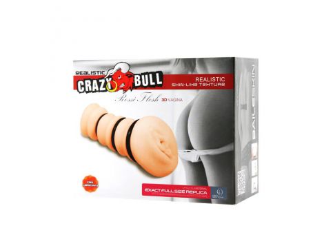 Realistyczny masturbator waginalny 3D Crazy Bull Rossi cielisty - 7