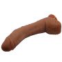 Realistyczne zakrzywione dildo Baile Alex jasnobrązowe z przyssawką - 6