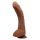 Realistyczne zakrzywione dildo Baile Alex jasnobrązowe z przyssawką