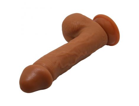 Realistyczne dildo Baile Johnson z przyssawką jasnobrązowe - 5
