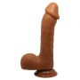 Realistyczne dildo Baile Johnson z przyssawką jasnobrązowe - 2