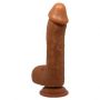 Realistyczne dildo Baile Johnson z przyssawką jasnobrązowe - 4