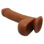 Realistyczne dildo Baile Johnson z przyssawką jasnobrązowe - 7