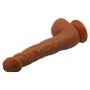 Dildo realistyczne zakrzywione Baile Jason z przyssawką jasnobrązowe - 6