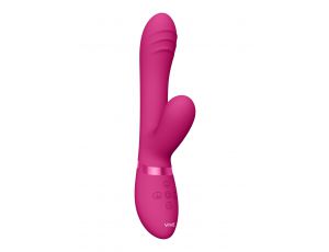 Wibrator króliczek Vive Tani różowy silikonowy USB